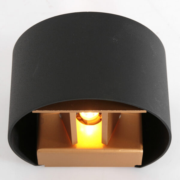 Steinhauer Muro wandlamp - 2700K - 300L - 11 cm diep - metaal - zwart - Image 9