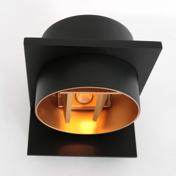 Steinhauer Muro wandlamp - 2700K - 300L - 3W - 14 cm diep - zwart - Image 9