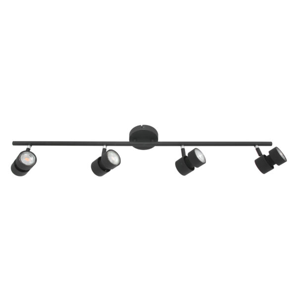 Steinhauer Natasja plafondlamp - vierlichts - LED - 90 cm breed - draai- en kantelbaar - zwart - Image 12