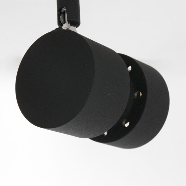 Steinhauer Natasja plafondlamp - zeslichts - LED - 134 cm breed - draai- en kantelbaar - zwart - Afbeelding 3