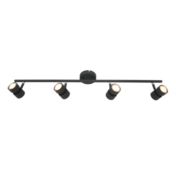 Steinhauer Natasja led plafonniere – GU10 – Zwart