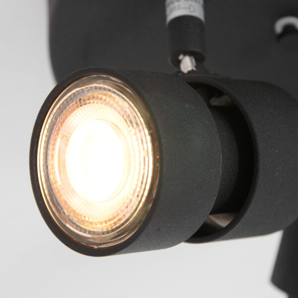 Steinhauer Natasja plafondlamp - drielichts - LED - Ø28 cm - draai- en kantelbaar - zwart - Image 3