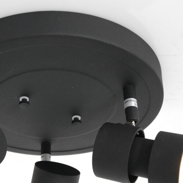Steinhauer Natasja plafondlamp - drielichts - LED - Ø28 cm - draai- en kantelbaar - zwart - Image 8