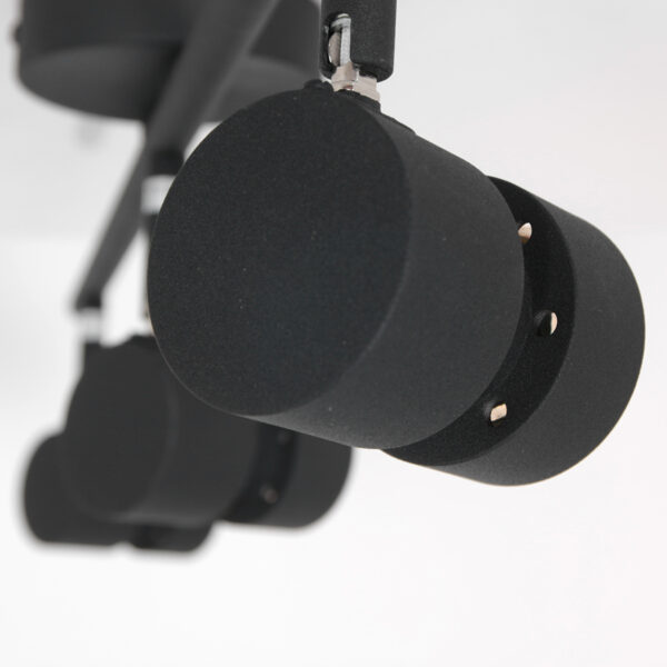 Steinhauer Natasja plafondlamp - drielichts - LED - 68 cm breed - draai- en kantelbaar - zwart - Image 2
