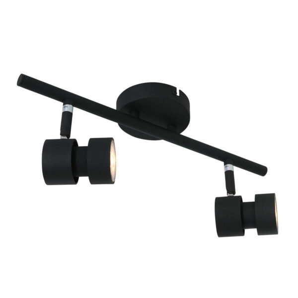Steinhauer Natasja plafondlamp - tweelichts - LED - 38 cm breed - draai- en kantelbaar - zwart - Image 11