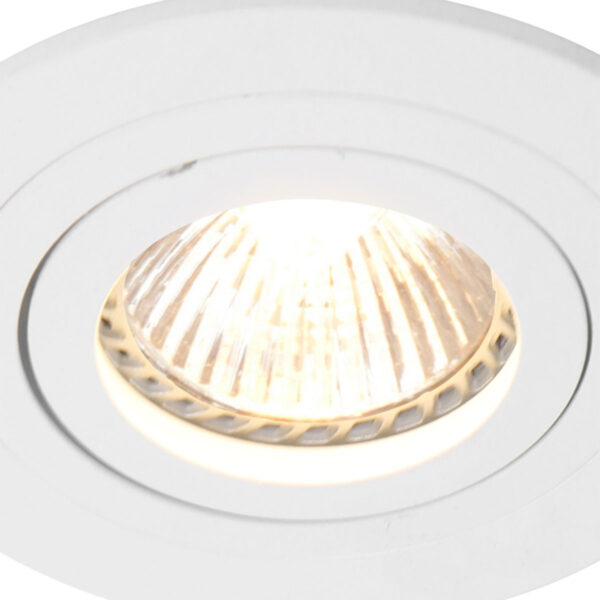 Steinhauer Brooklyn inbouwspot - Ø10 cm - rond - GU10 - wit - Image 3