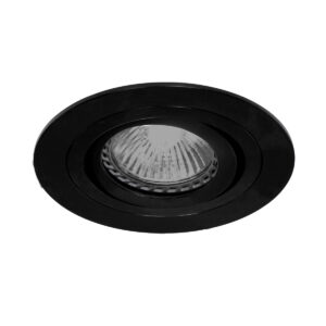 Steinhauer Pelite spot plafonniere – ø 10 cm – GU10 – Zwart
