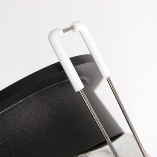 Steinhauer Pélite spot - GU10 - Ø10 cm - IP20 - zaagmaat Ø8,5 cm - zwart - Image 4