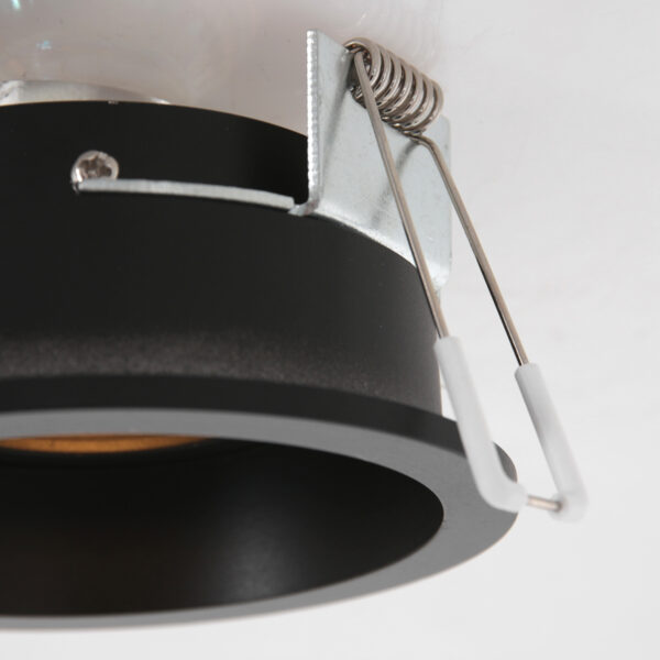 Steinhauer Pélite spot - GU10 - Ø10 cm - IP20 - zaagmaat Ø8,5 cm - zwart - Image 8