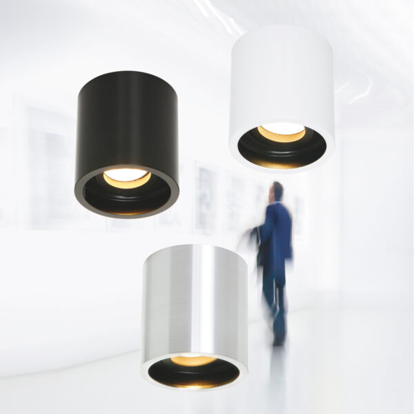 Mexlite Fay opbouwspot - rond - Ø8,5 cm - GU10 - staal - Image 3