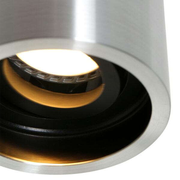 Mexlite Fay opbouwspot - rond - Ø8,5 cm - GU10 - staal - Image 4
