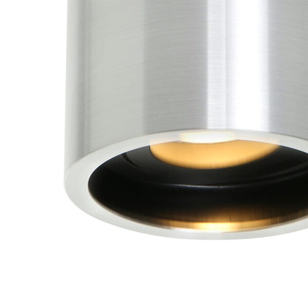 Mexlite Fay opbouwspot - rond - Ø8,5 cm - GU10 - staal - Image 5