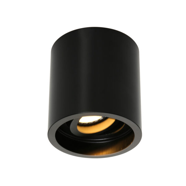 Mexlite Fay opbouwspot - rond - Ø8,5 cm - GU10 - zwart - Image 3