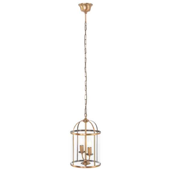 Steinhauer Pimpernel hanglamp – ø 23 cm – E14 (kleine fitting) – Brons
