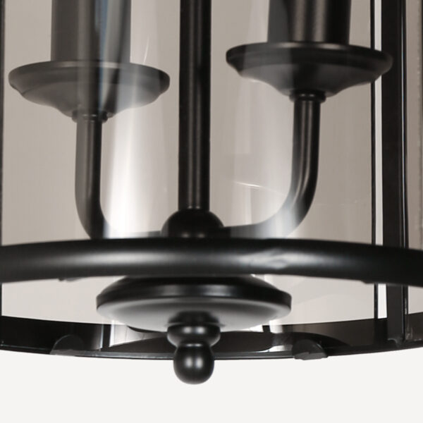 Steinhauer Pimpernel hanglamp –– smokeglas en zwart - Image 4