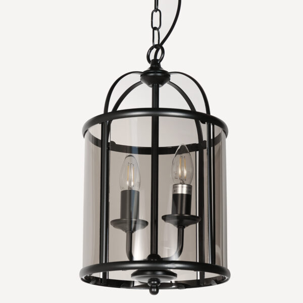 Steinhauer Pimpernel hanglamp –– smokeglas en zwart - Image 9