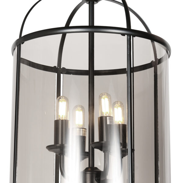 Steinhauer Pimpernel hanglamp –– smokeglas en zwart - Image 5