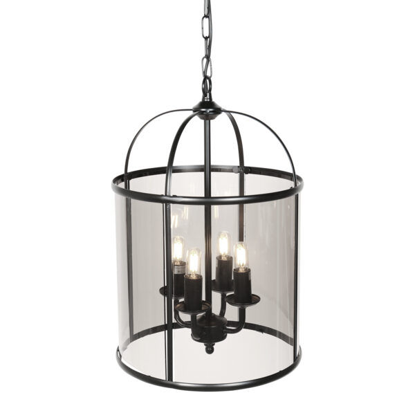 Steinhauer Pimpernel hanglamp –– smokeglas en zwart - Image 9