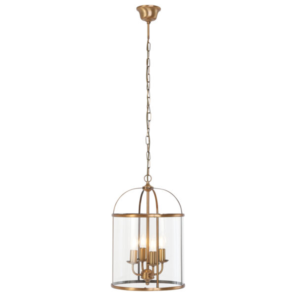 Steinhauer Pimpernel hanglamp – ø 31 cm – E14 (kleine fitting) – Brons