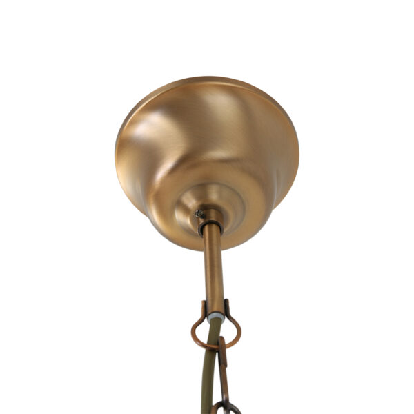 Steinhauer Pimpernel hanglamp - lantaarn - Ø32 cm - 4 lichts - brons en glas - Image 10