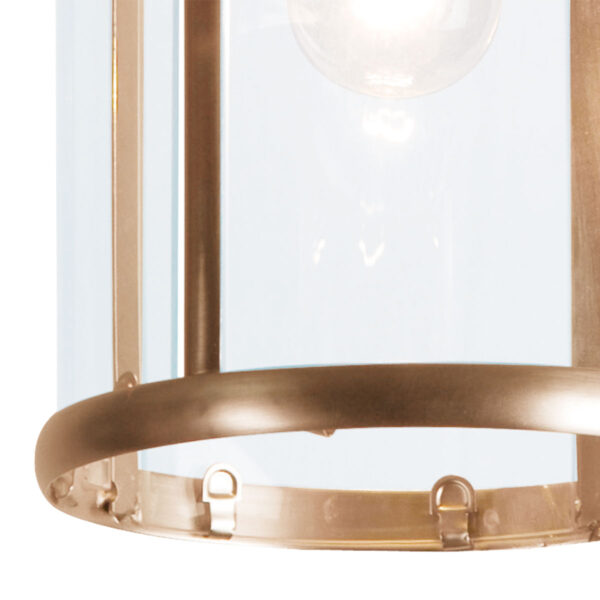 Steinhauer Pimpernel plafondlamp - lantaarn - Ø 16 cm - 26 cm hoog - E27 - brons - Afbeelding 4