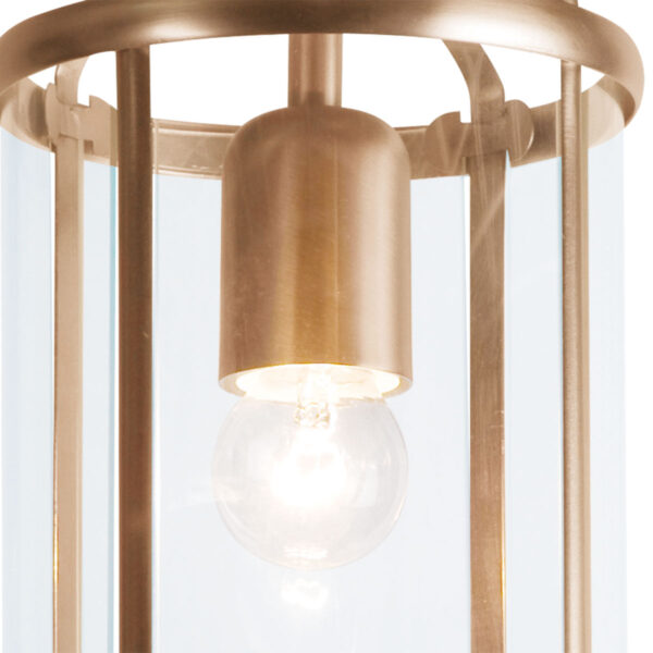Steinhauer Pimpernel plafondlamp - lantaarn - Ø 16 cm - 26 cm hoog - E27 - brons - Afbeelding 8