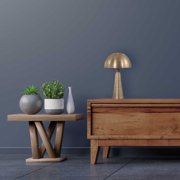 Steinhauer Pimpernel tafellamp - paddenstoel - 42 cm hoog - E27 - brons - Image 2