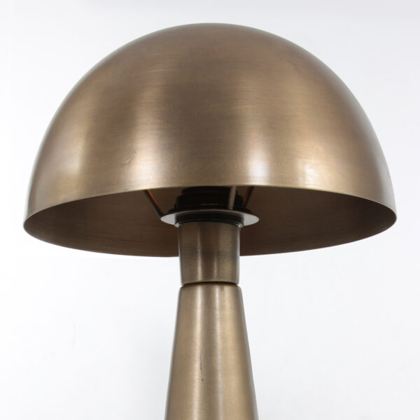 Steinhauer Pimpernel tafellamp - paddenstoel - 42 cm hoog - E27 - brons - Image 4