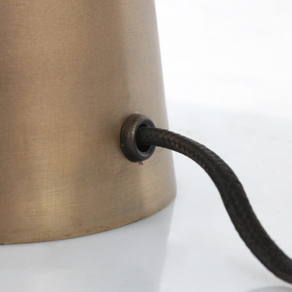 Steinhauer Pimpernel tafellamp - paddenstoel - 42 cm hoog - E27 - brons - Image 9