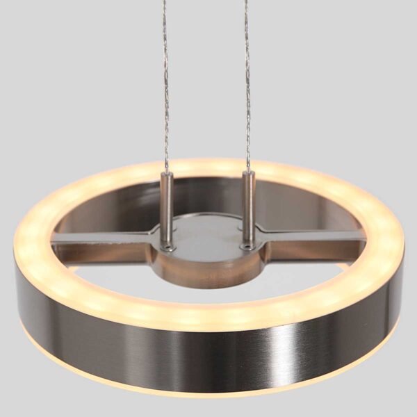 Steinhauer Piola hanglamp – In hoogte verstelbaar – Ingebouwd (LED) – staal en transparant - Image 9