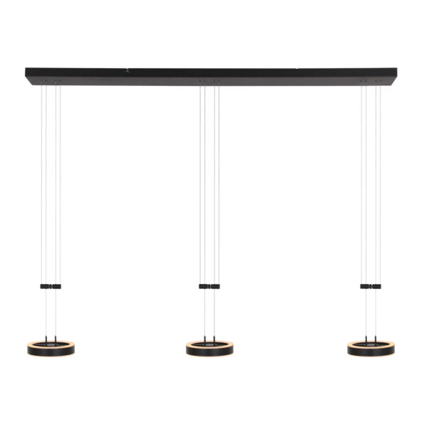 Steinhauer Piola hanglamp – In hoogte verstelbaar – Ingebouwd (LED) – transparant en zwart - Image 13
