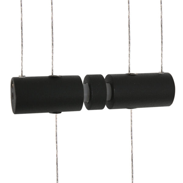 Steinhauer Piola hanglamp – In hoogte verstelbaar – Ingebouwd (LED) – transparant en zwart - Image 5