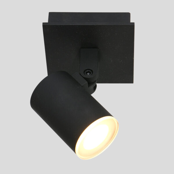 Steinhauer Noirs opbouwspot - incl. LED GU10 - kantelbaar - zwart - Image 11