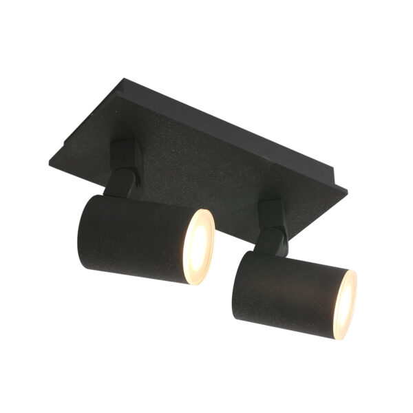 Steinhauer Points noirs spot – GU10 – Zwart