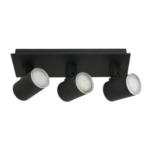 Steinhauer Points noirs spot – GU10 – Zwart