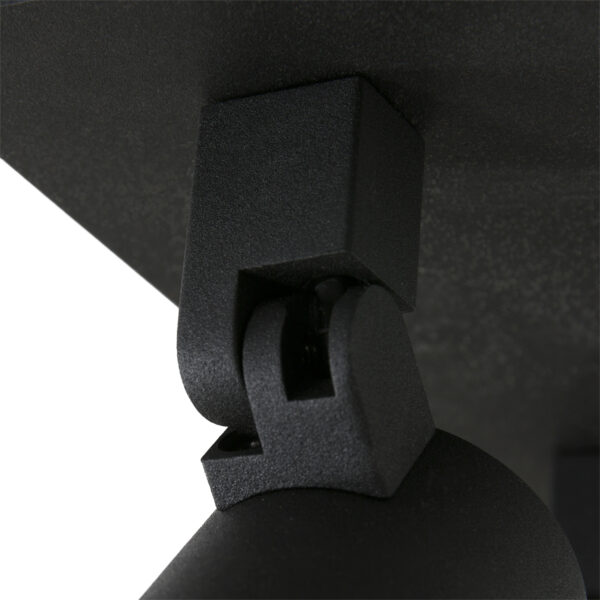 Steinhauer Noirs opbouwspot - tweelichts - incl. LED GU10 - kantelbaar - zwart - Image 3