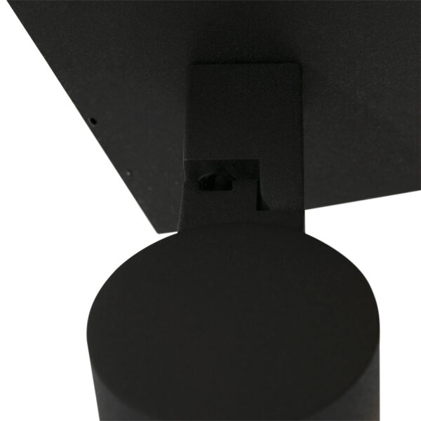 Steinhauer Noirs opbouwspot - drielichts - incl. LED GU10 - kantelbaar - zwart - Image 4