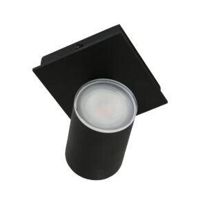 Steinhauer Points noirs spot – GU10 – Zwart