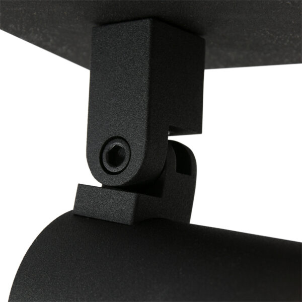 Steinhauer Noirs opbouwspot - drielichts - incl. LED GU10 - kantelbaar - zwart - Image 10