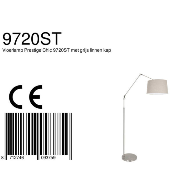 Steinhauer Gramineus Vloerlamp Beige - Image 6