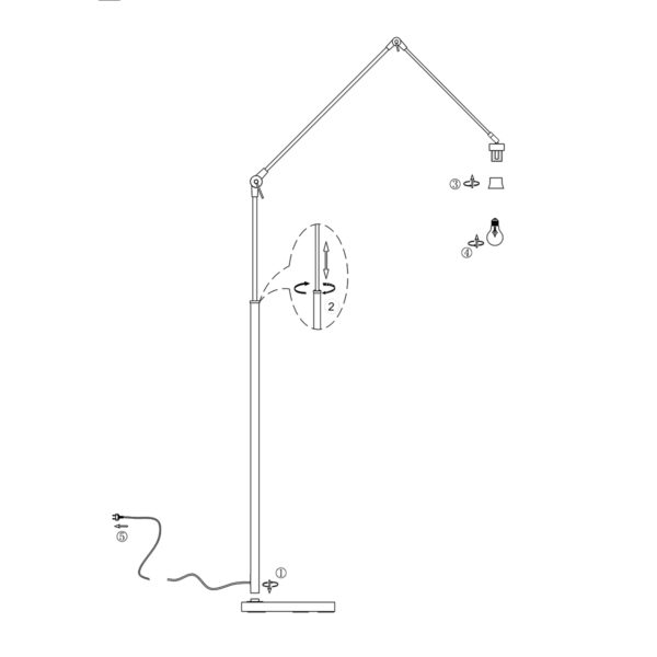 Steinhauer Prestige chic vloerlamp – E27 (grote fitting) – Staal - Image 7