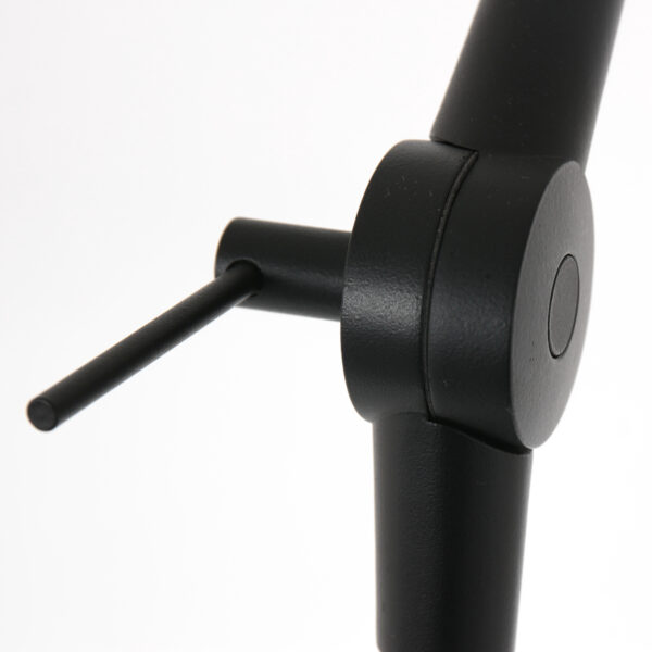 Steinhauer Prestige chic vloerlamp – Draai- en/of kantelbaar en In hoogte verstelbaar – E27 (grote fitting) – naturel en zwart - Image 9