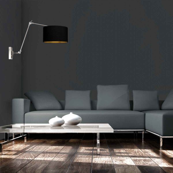 Steinhauer Prestige chic wandlamp – E27 (grote fitting) – Staal - Image 2