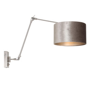 Steinhauer Prestige chic wandlamp – E27 (grote fitting) – Staal