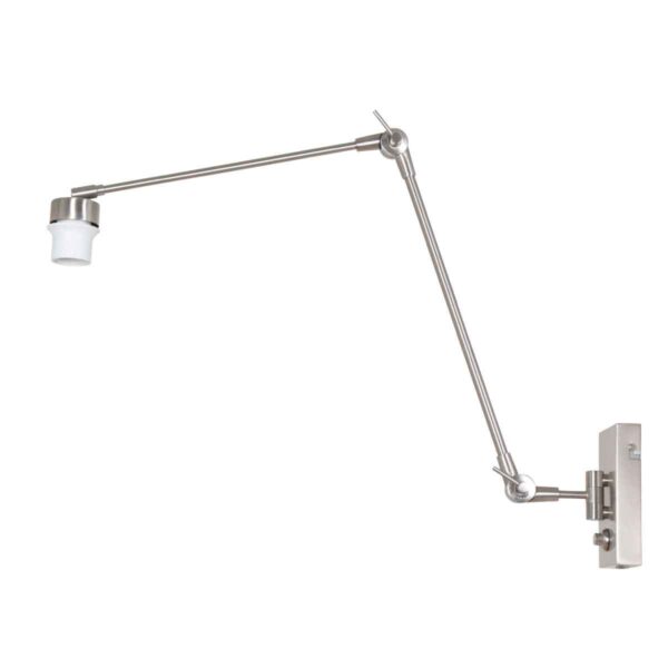 Steinhauer Prestige chic wandlamp – E27 (grote fitting) – Staal