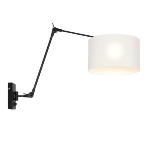 Steinhauer Prestige chic wandlamp – E27 (grote fitting) – Zwart