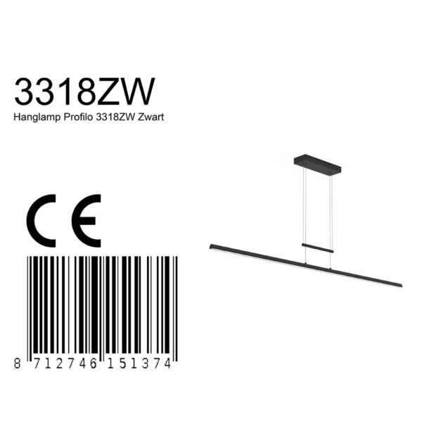 Steinhauer Profilo hanglamp – Ingebouwd (LED) – wit - Image 3
