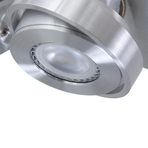 Steinhauer West Point spot - opbouw spot - draai- en kantelbaar - incl. LED - 4 lichts - staal - Image 4