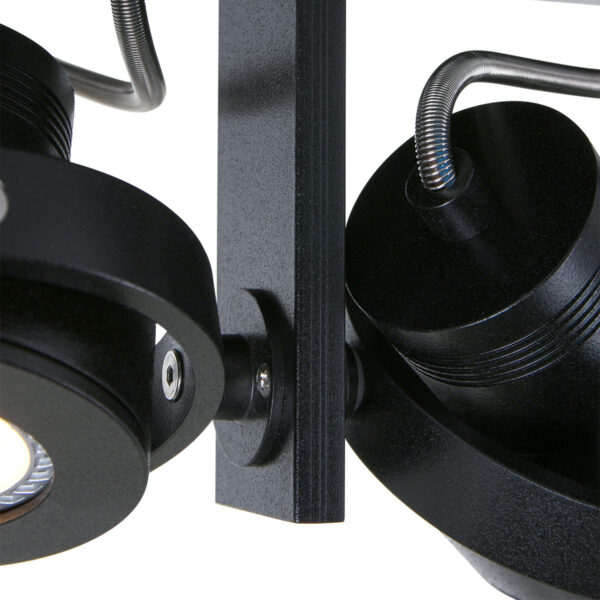 Steinhauer West Point spot - opbouw spot - draai- en kantelbaar - incl. LED - 3 lichts - zwart - Image 3