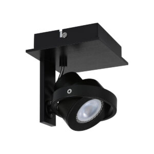 Steinhauer Quatro plafonniere – GU10 – Zwart